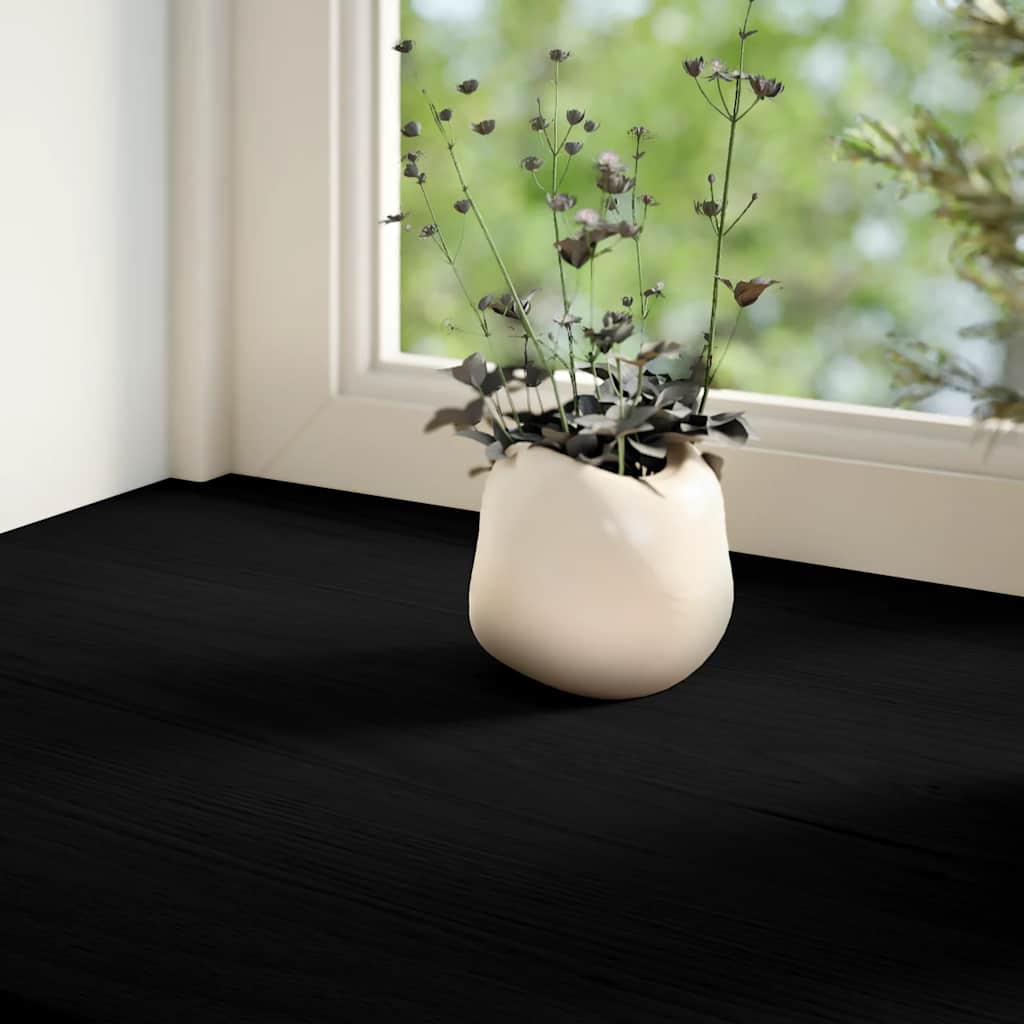 Prozorske klupice 2 kom tamnosmeđe 80x20x2 cm masivne hrast