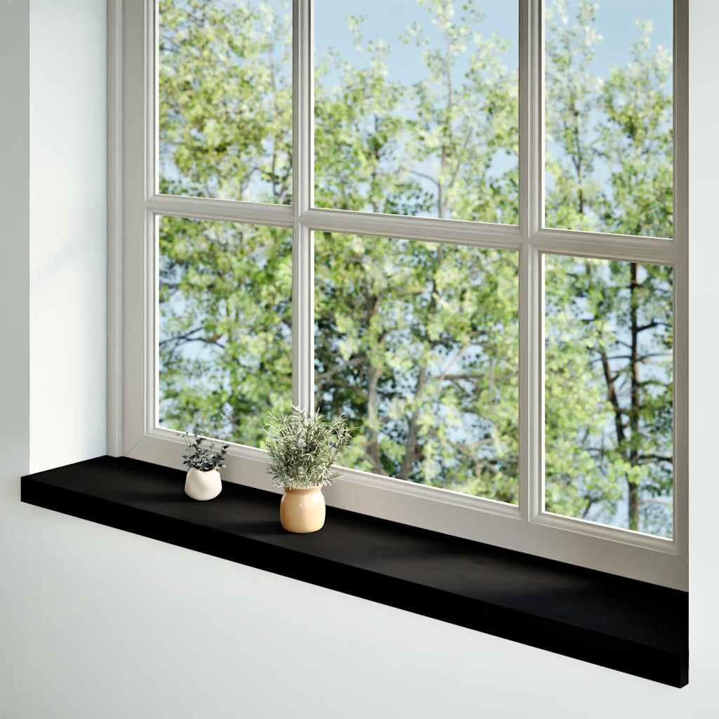 Prozorske klupice 2 kom tamnosmeđe 110x20x2 cm masivne hrast
