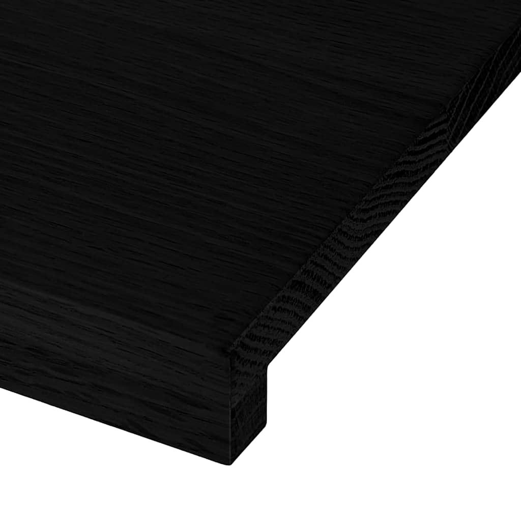 Prozorske klupice 2 kom tamnosmeđe 110x25x2 cm masivne hrast