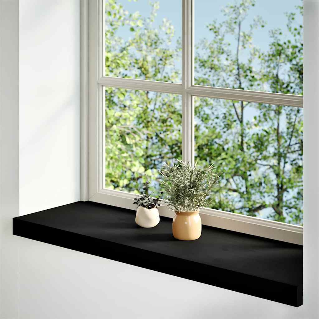Prozorske klupice 2 kom tamnosmeđe 90x30x2 cm masivne hrast