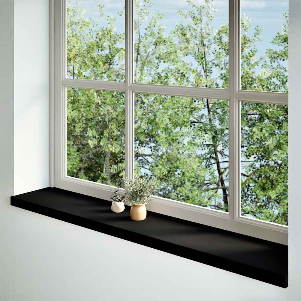 Prozorske klupice 2 kom tamnosmeđe 140x30x2 cm masivne hrast