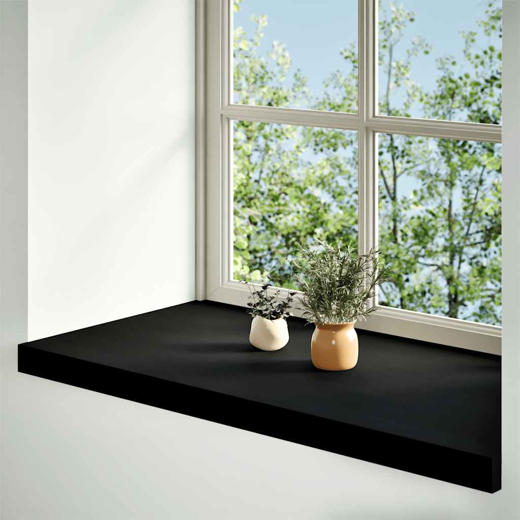 Prozorske klupice 2 kom tamnosmeđe 70x40x2 cm masivne hrast