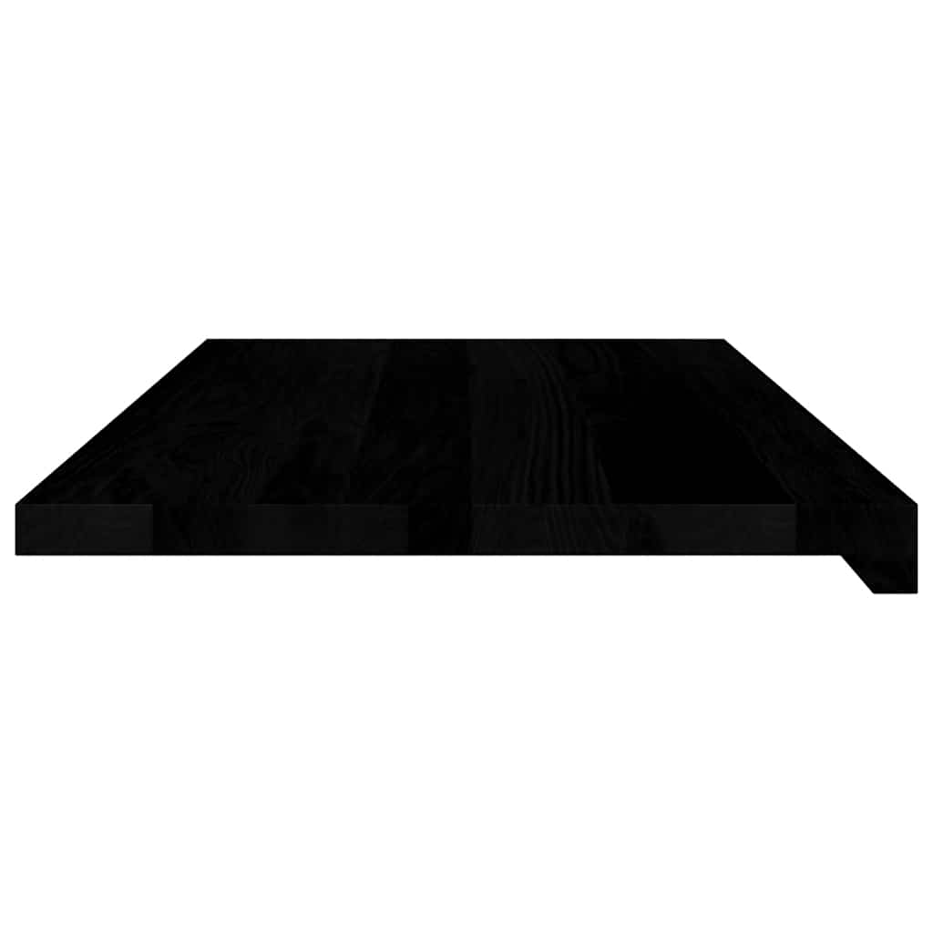 Prozorske klupice 2 kom tamnosmeđe 80x40x2 cm masivne hrast