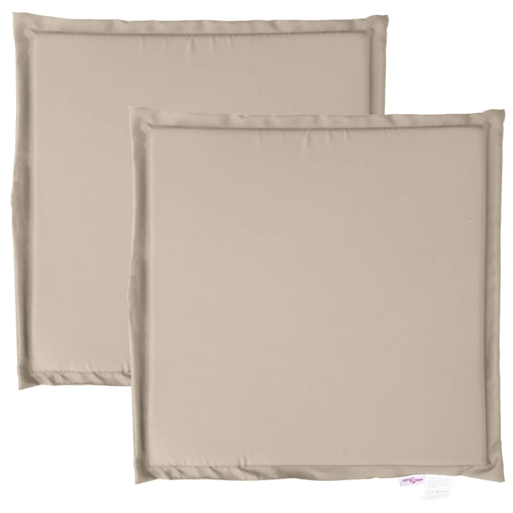Vrtne podloge za sjedalo 2 kom smeđesive 45x45x2 cm četvrtaste