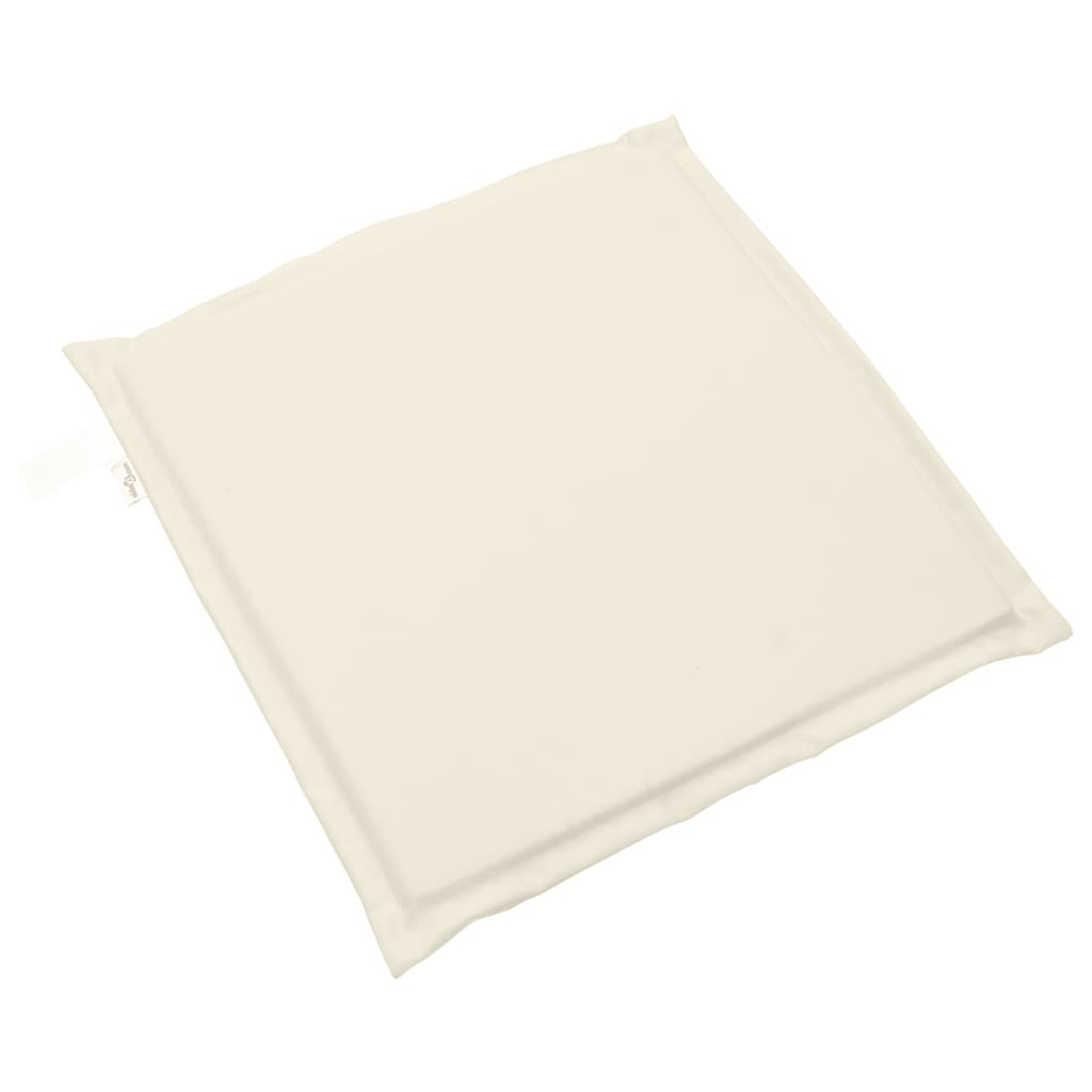 Vrtne podloge za sjedalo 2 kom krem 45x45x2 cm četvrtaste