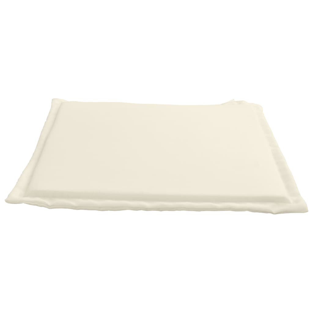Vrtne podloge za sjedalo 2 kom krem 45x45x2 cm četvrtaste
