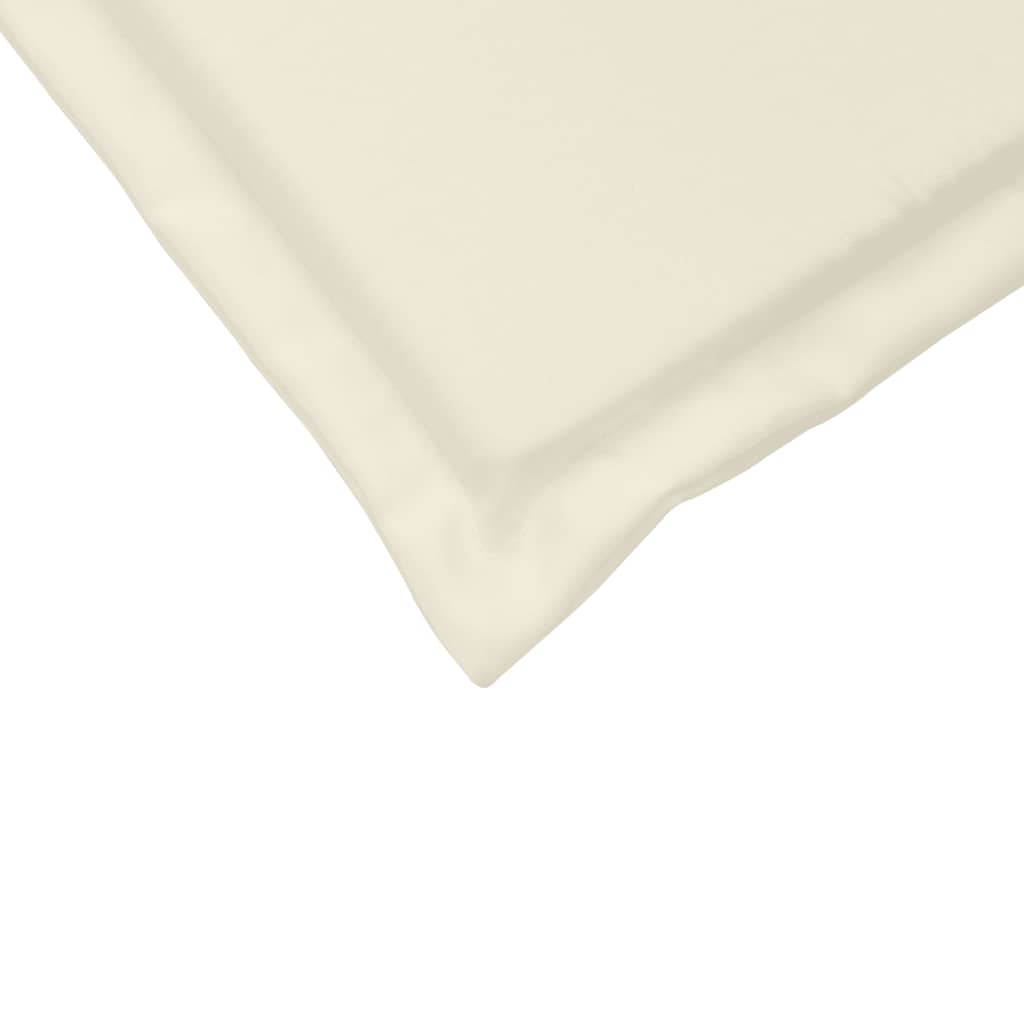 Vrtne podloge za sjedalo 2 kom krem 45x45x2 cm četvrtaste