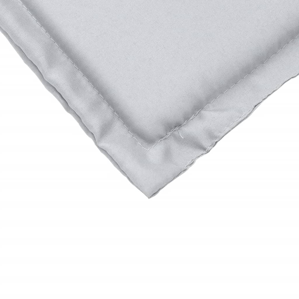 Vrtne podloge za sjedalo 4kom svijetlosive 45x45x2cm četvrtaste