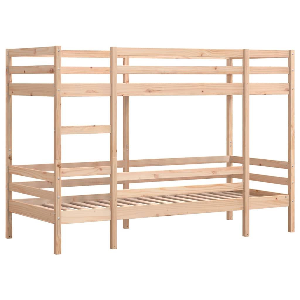 Krevet na kat 90 x 200 cm od masivne borovine
