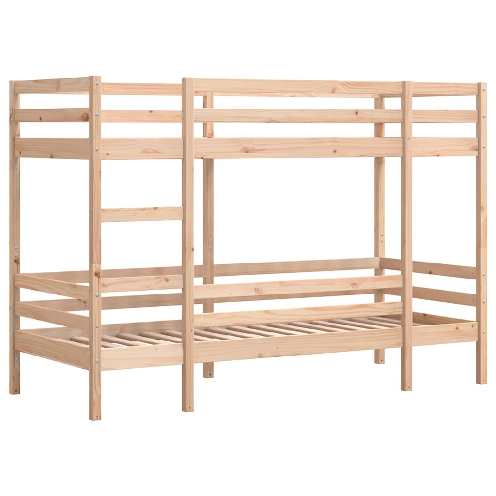 Krevet na kat 90 x 190 cm od masivne borovine