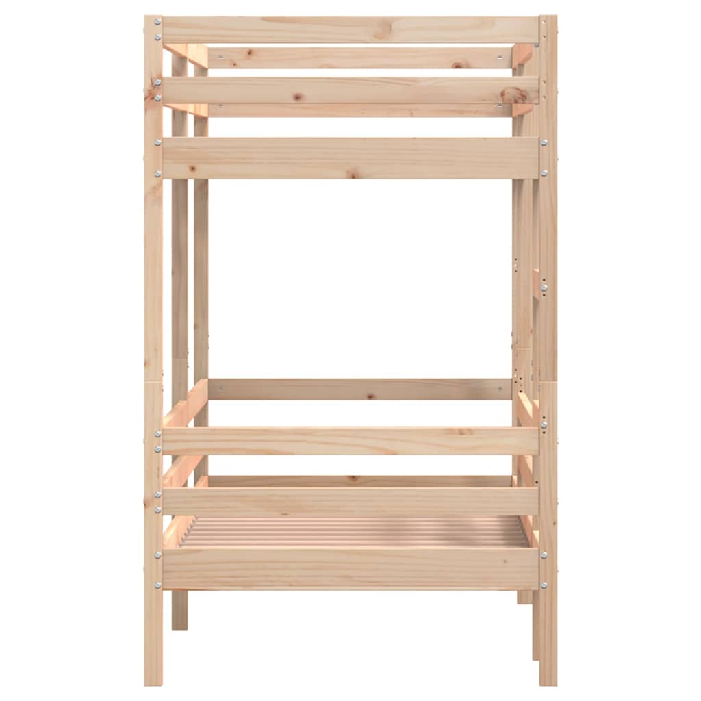 Krevet na kat 90 x 190 cm od masivne borovine