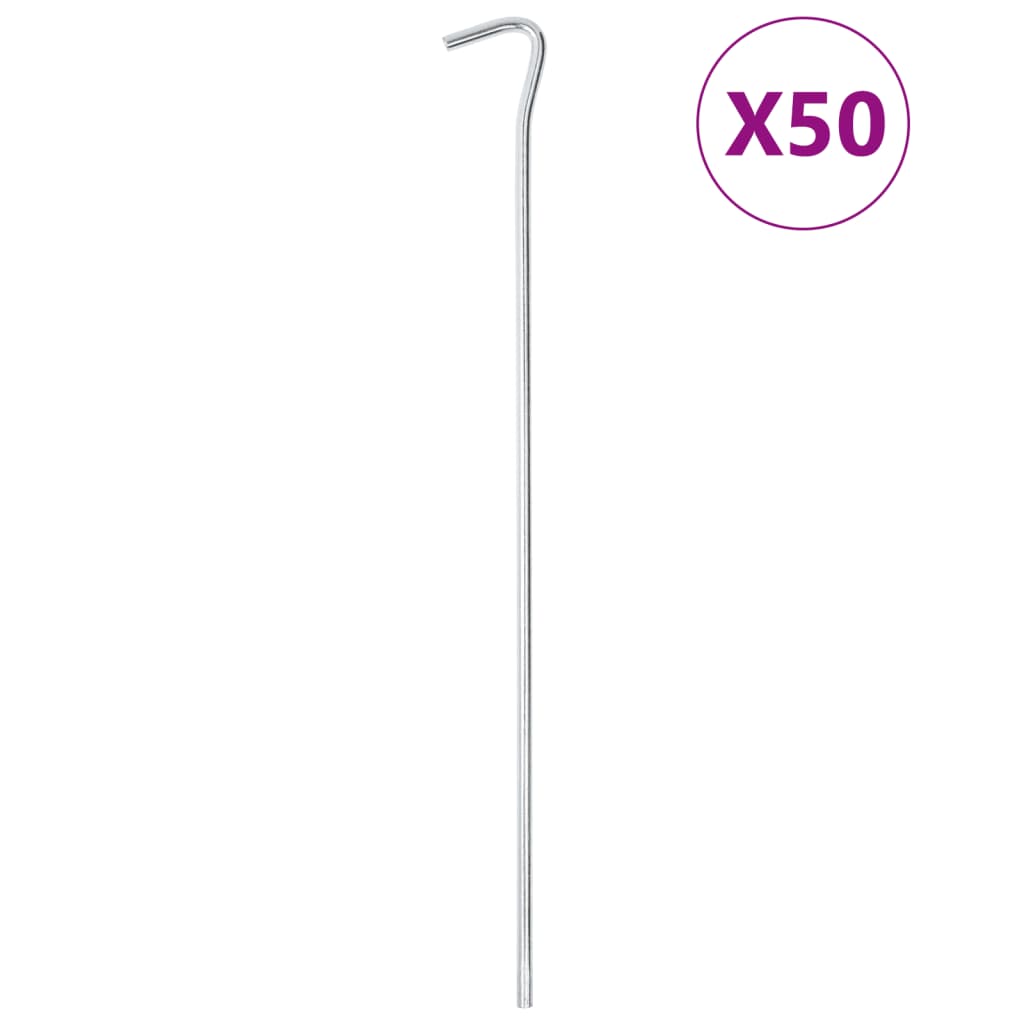 Klinovi za šator 50 kom 30 cm Ø 5 mm od pocinčanog čelika