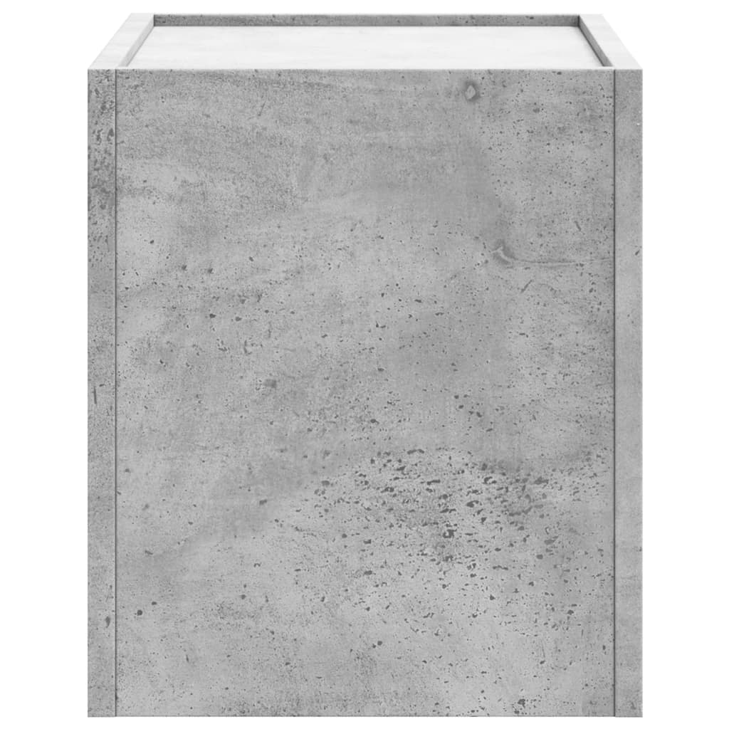 Zidni noćni ormarići 2 kom siva boja betona 45 x 30 x 35 cm