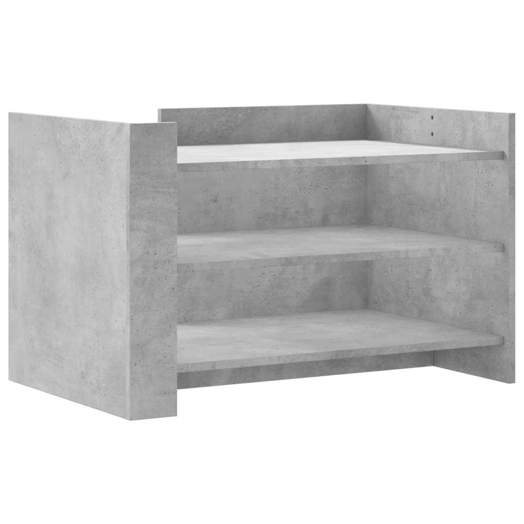 Stolić za kavu siva boja betona 80x50x50 cm konstruirano drvo