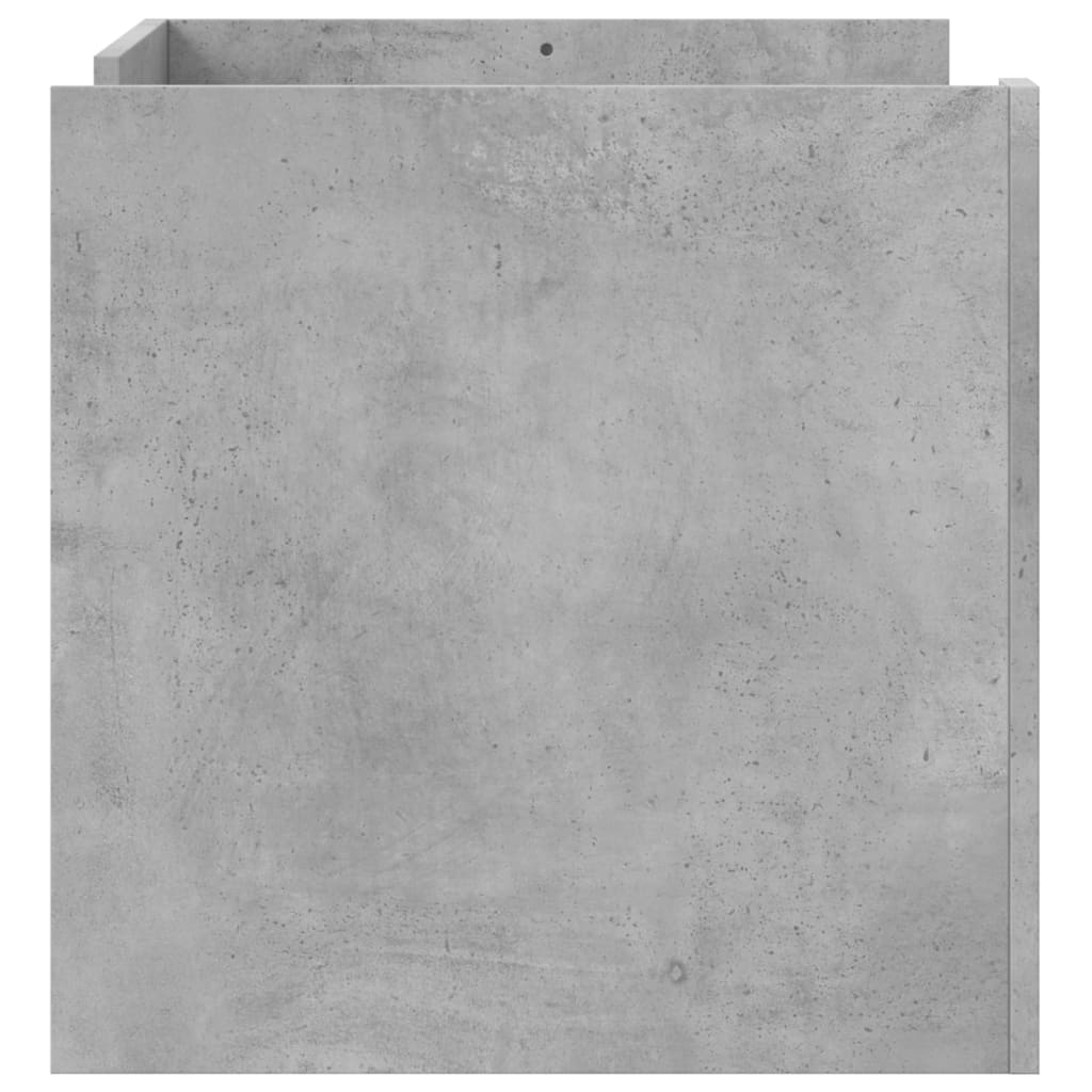 Stolić za kavu siva boja betona 80x50x50 cm konstruirano drvo