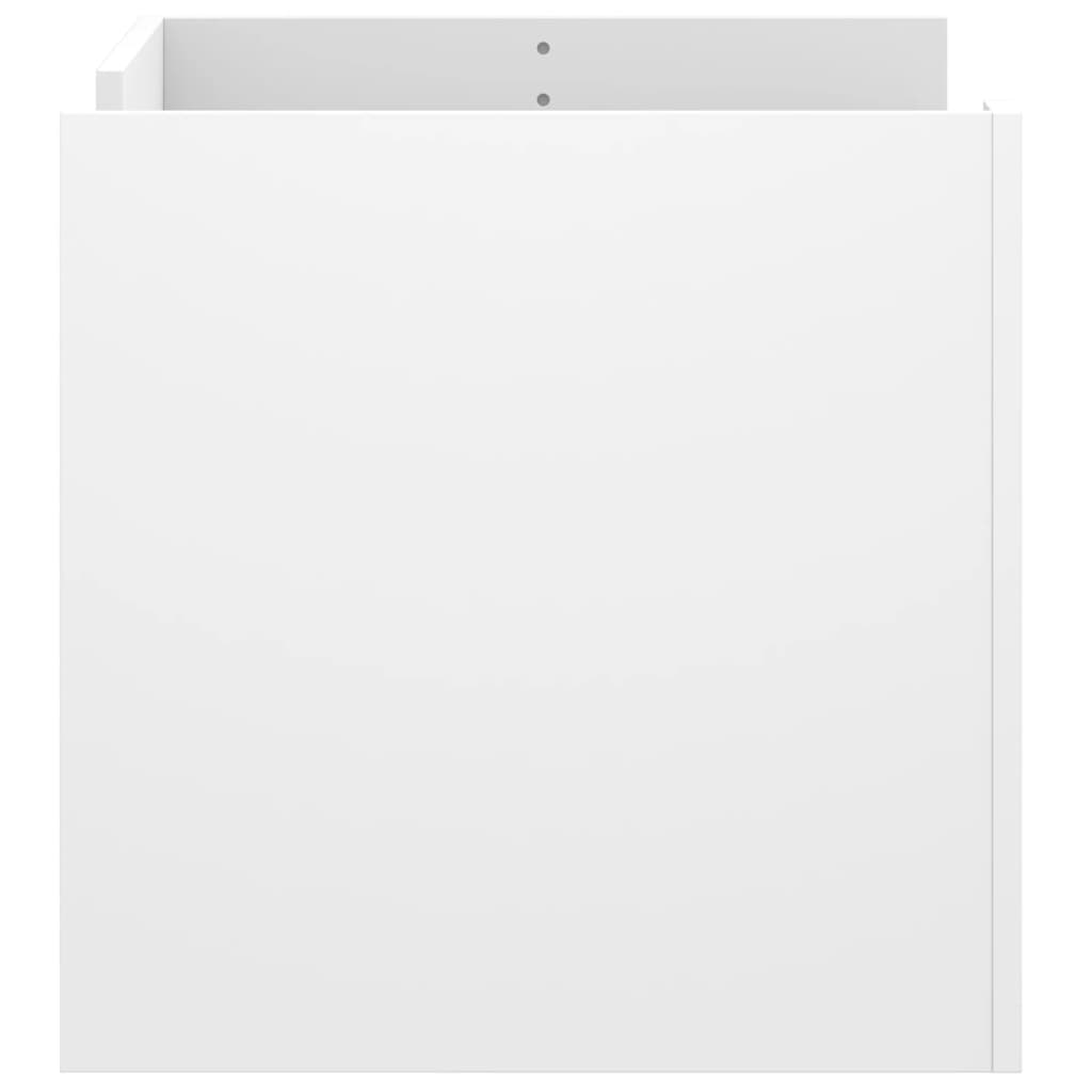 Stolić za kavu bijeli 80 x 50 x 50 cm od konstruiranog drva