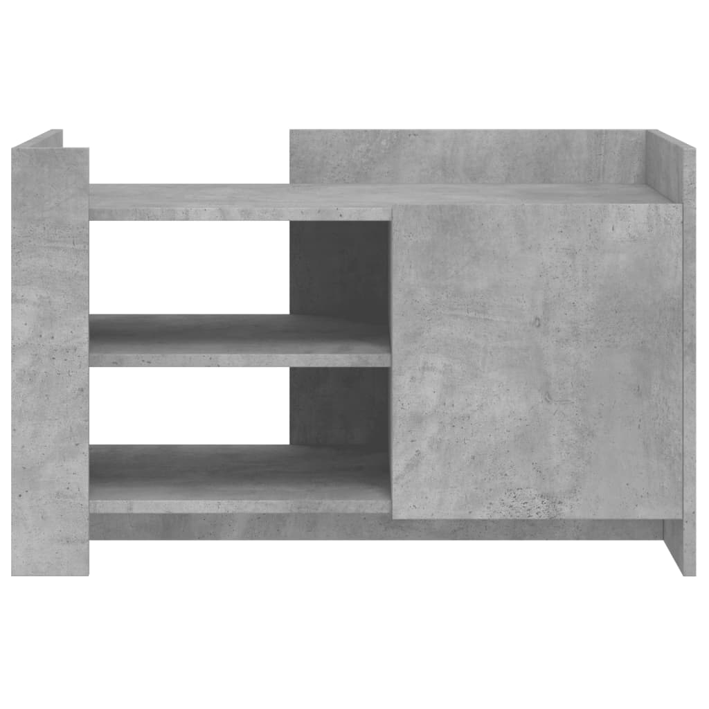 Stolić za kavu siva boja betona 80x50x50 cm konstruirano drvo