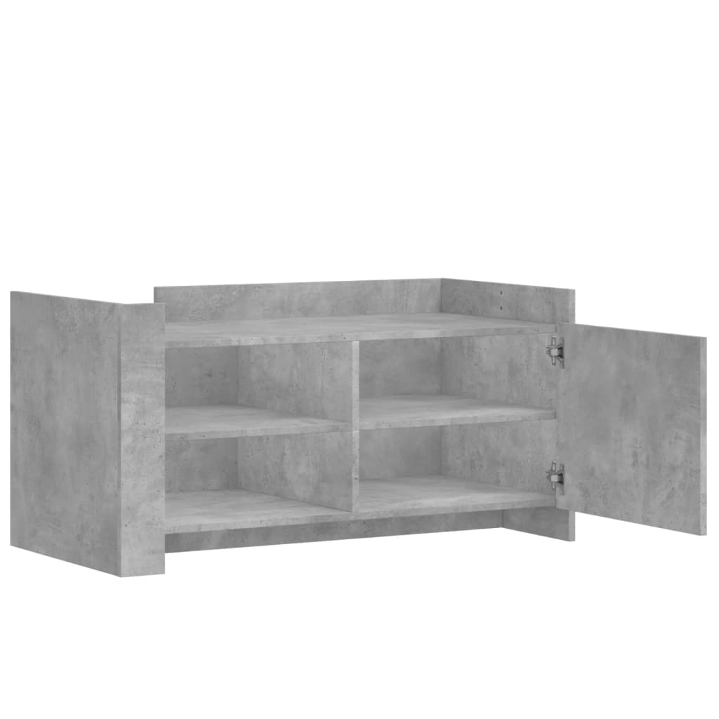 Stolić za kavu siva boja betona 100 x 50 x 50 cm od drva