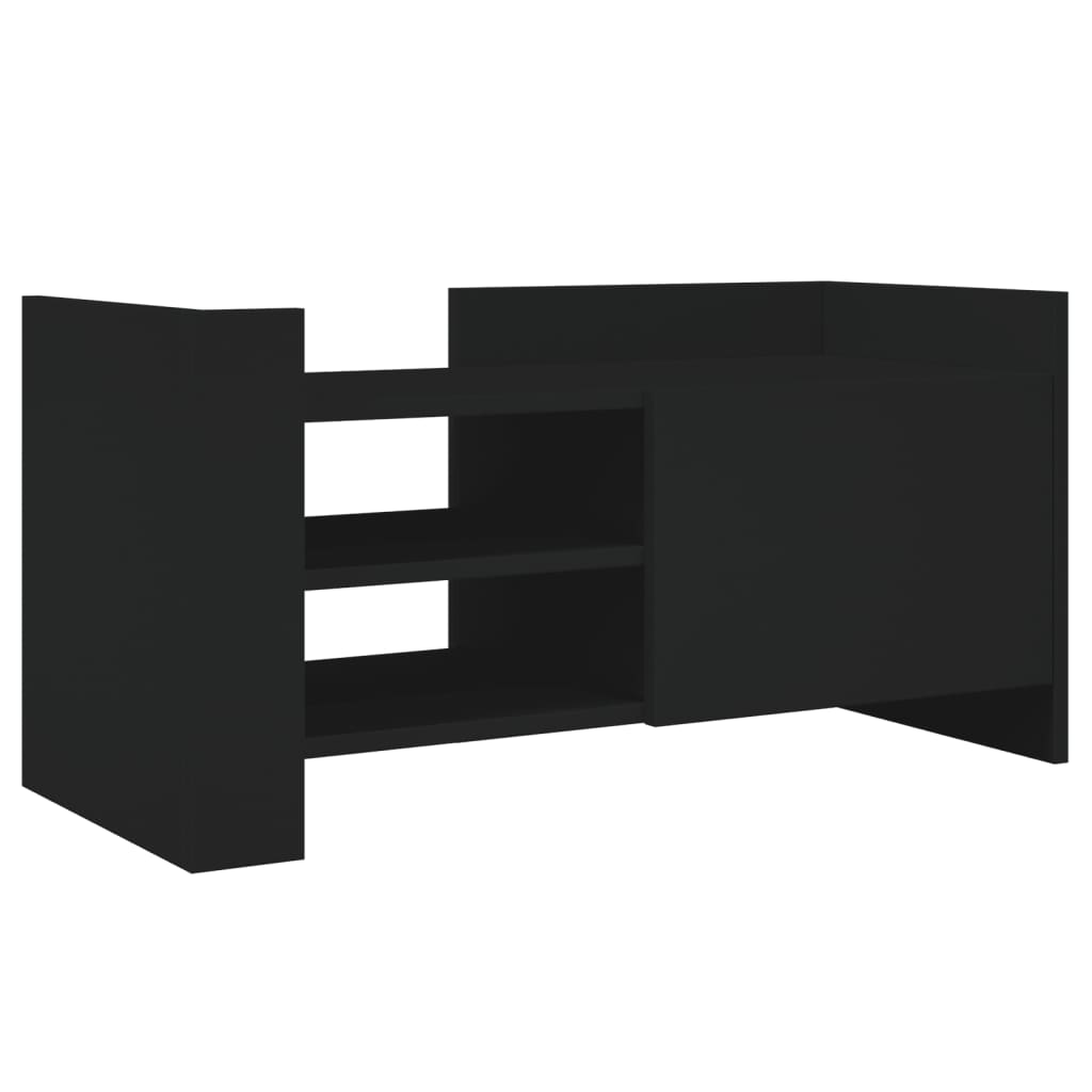 TV ormarić crni 80 x 35 x 40 cm od konstruiranog drva