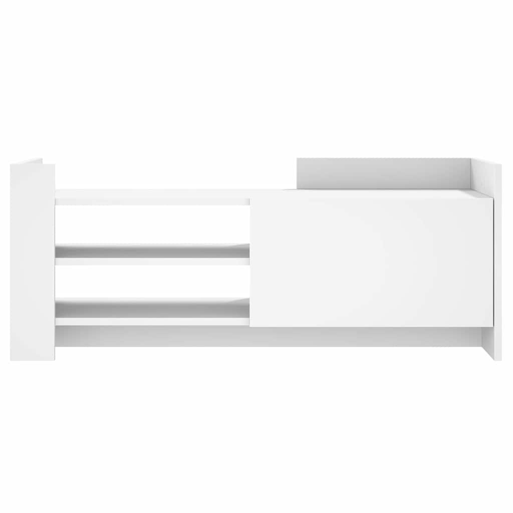 TV ormarić bijeli 100 x 35 x 40 cm od konstruiranog drva