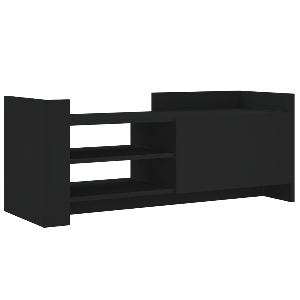TV ormarić crni 100 x 35 x 40 cm od konstruiranog drva