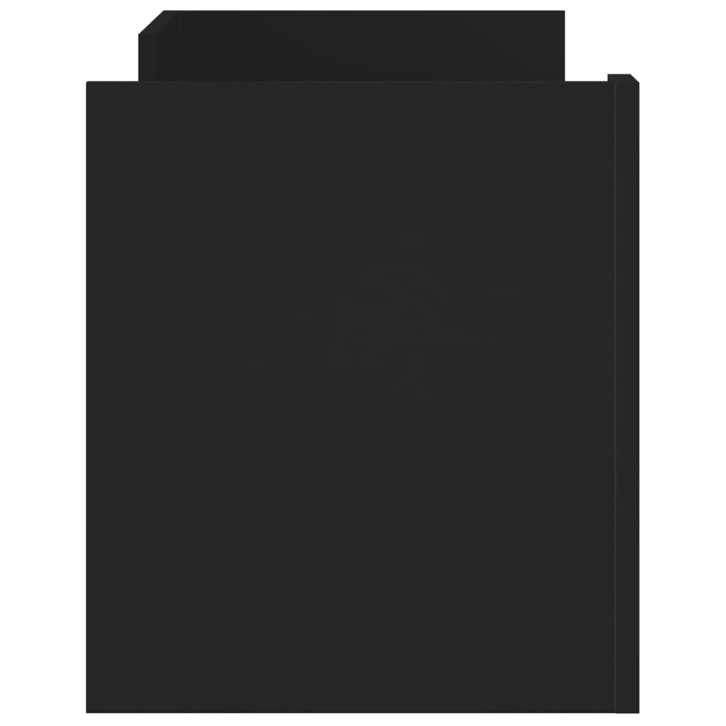 TV ormarić crni 100 x 35 x 40 cm od konstruiranog drva