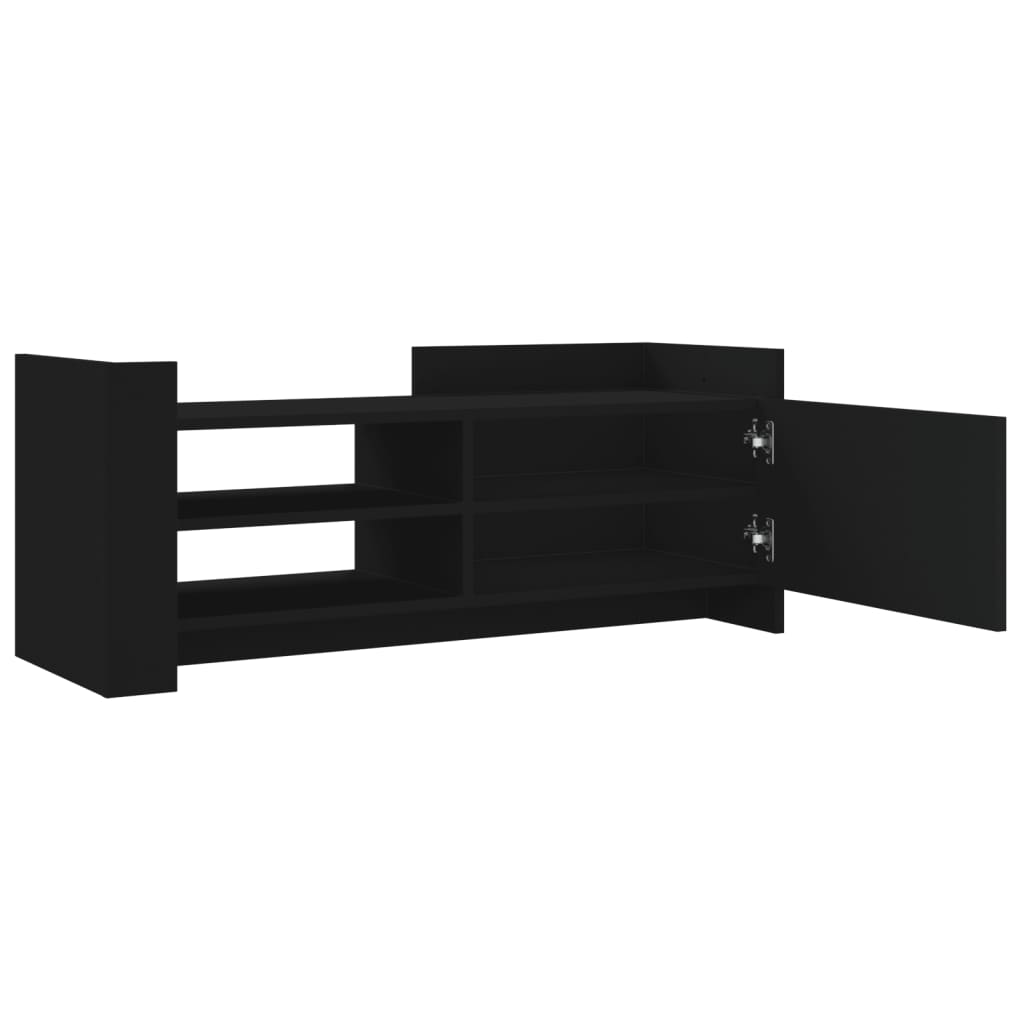 TV ormarić crni 100 x 35 x 40 cm od konstruiranog drva