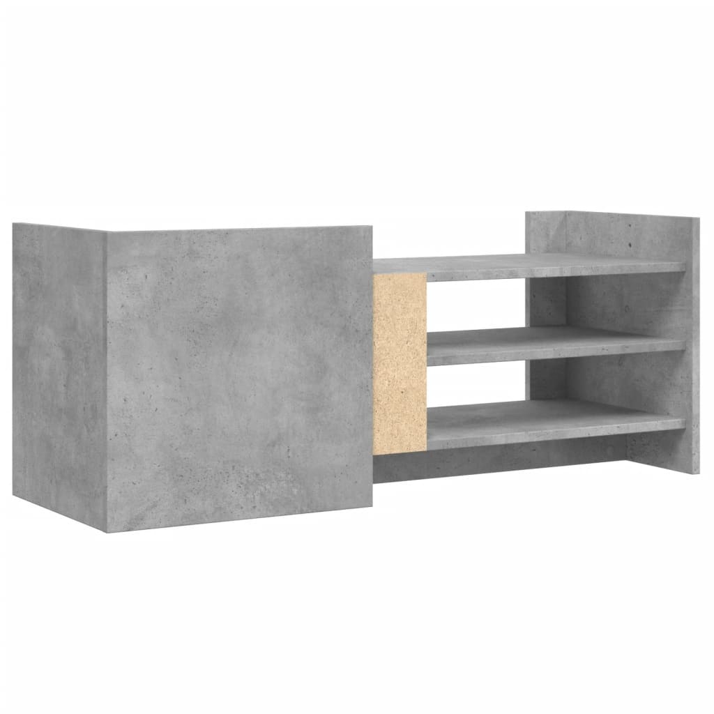 TV ormarić boja betona 100 x 35 x 40 cm od konstruiranog drva