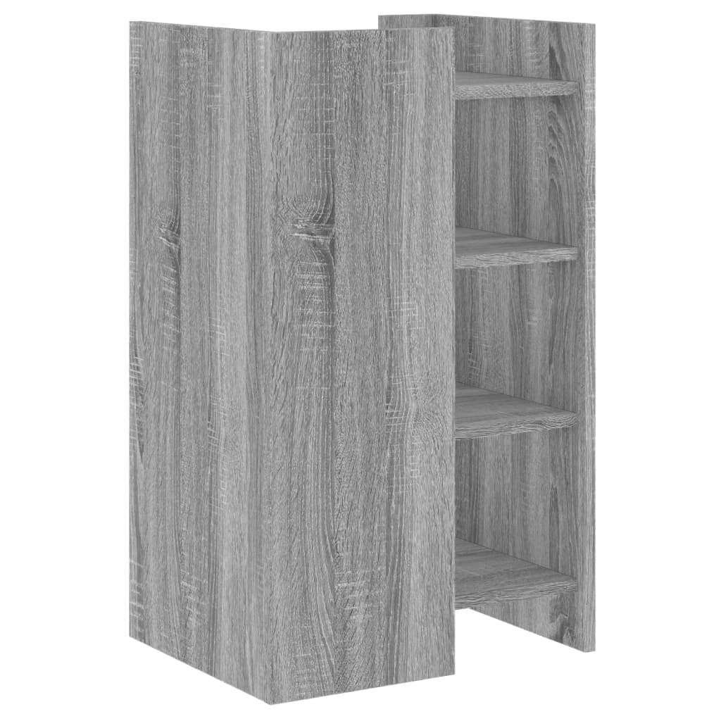 Komoda siva boja hrasta 45x35x75 cm od konstruiranog drva
