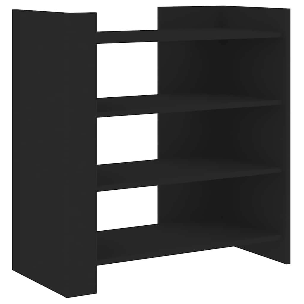 Komoda crna 73,5x35x75 cm od konstruiranog drva