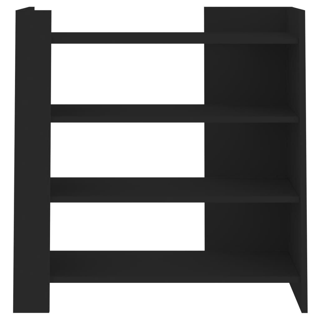 Komoda crna 73,5x35x75 cm od konstruiranog drva