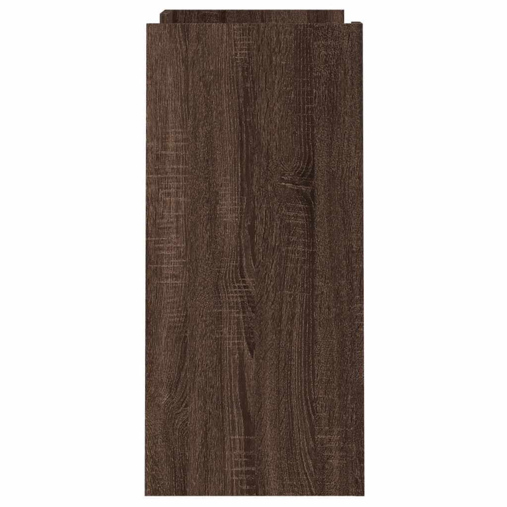 Komoda boja smeđeg hrasta 73,5x35x75 cm konstruirano drvo
