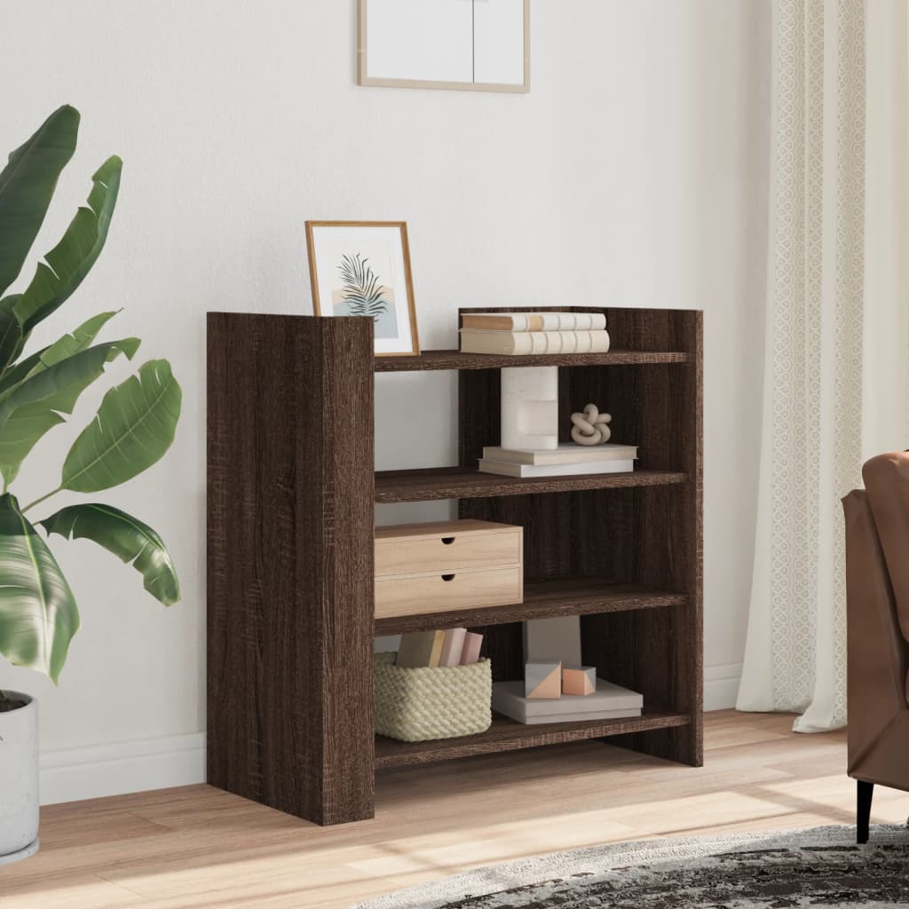 Komoda boja smeđeg hrasta 73,5x35x75 cm konstruirano drvo