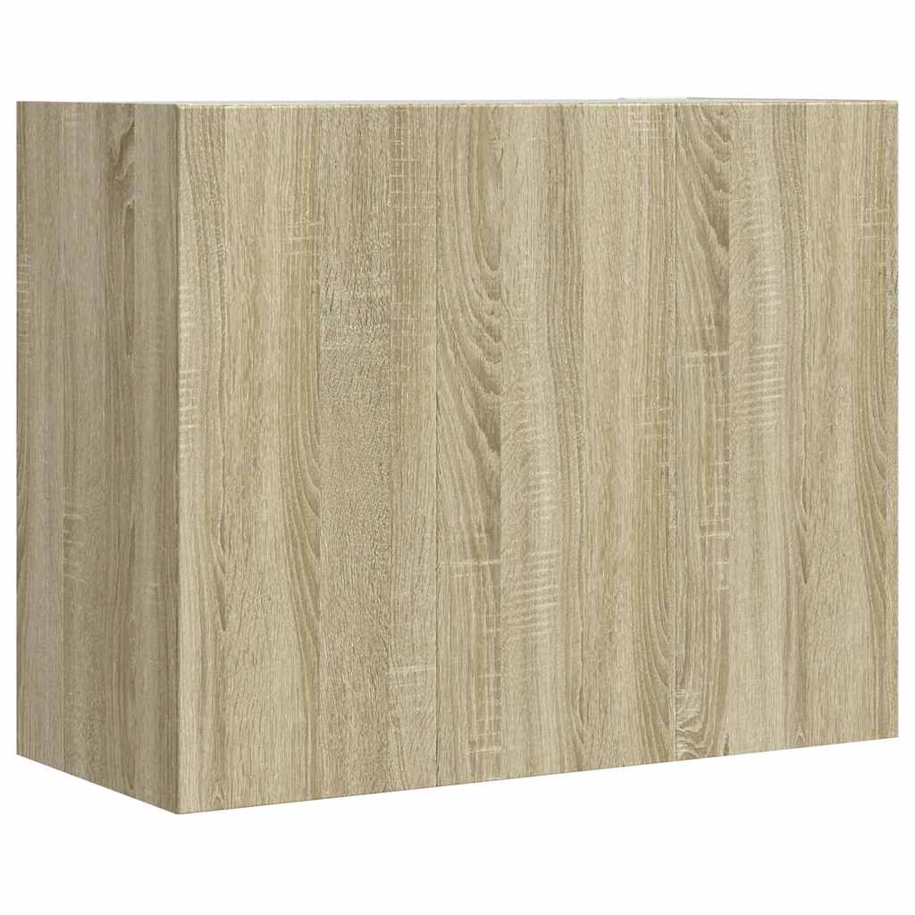 Zidni ormarić boja hrasta sonome 75x35x60 cm konstruirano drvo