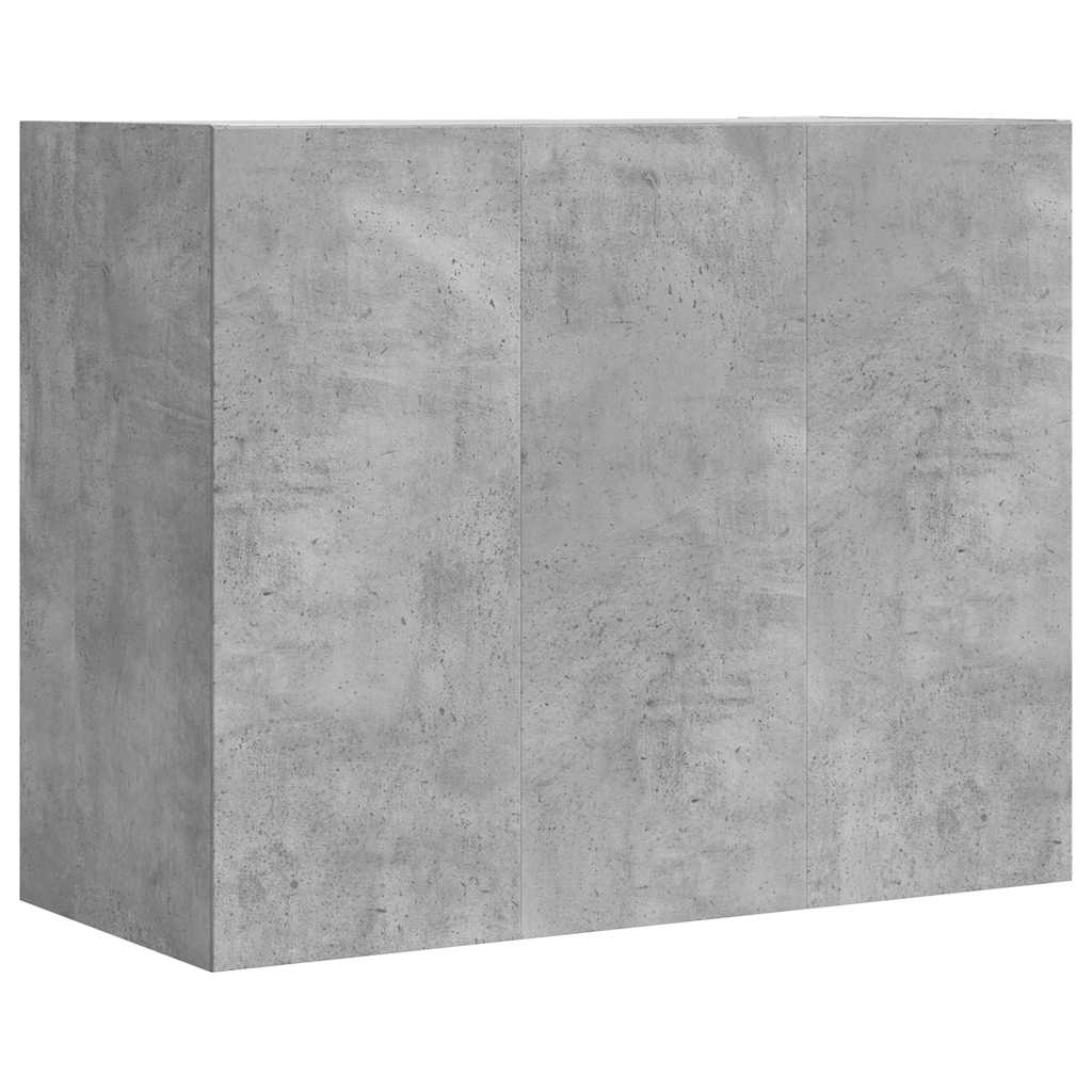 Zidni ormarić boja betona 75 x 35 x 60 cm od konstruiranog drva