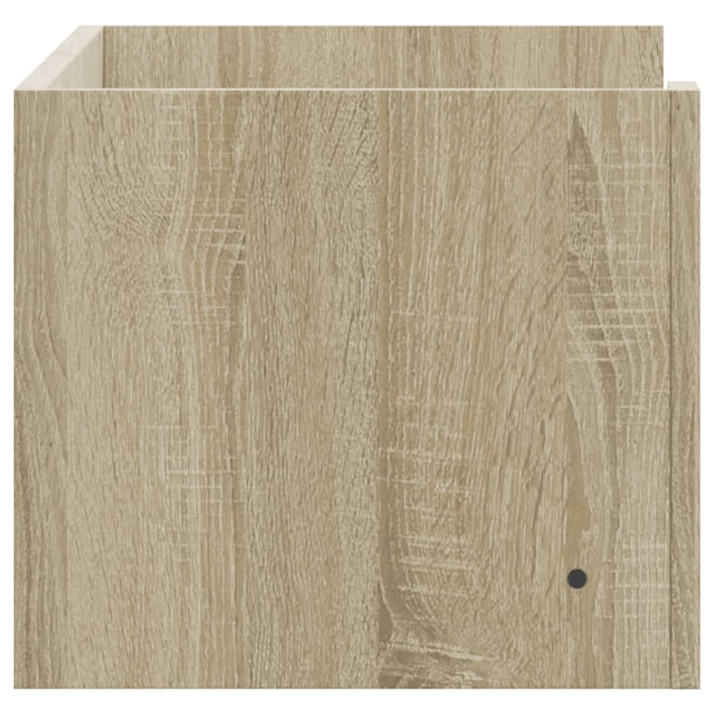 Zidna polica boja hrasta sonome 70,5 x 35 x 30,5 cm drvena