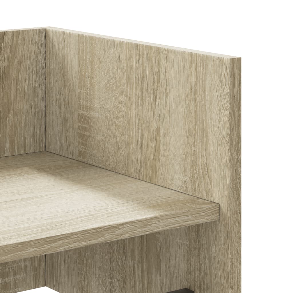 Zidna polica boja hrasta sonome 70,5 x 35 x 30,5 cm drvena