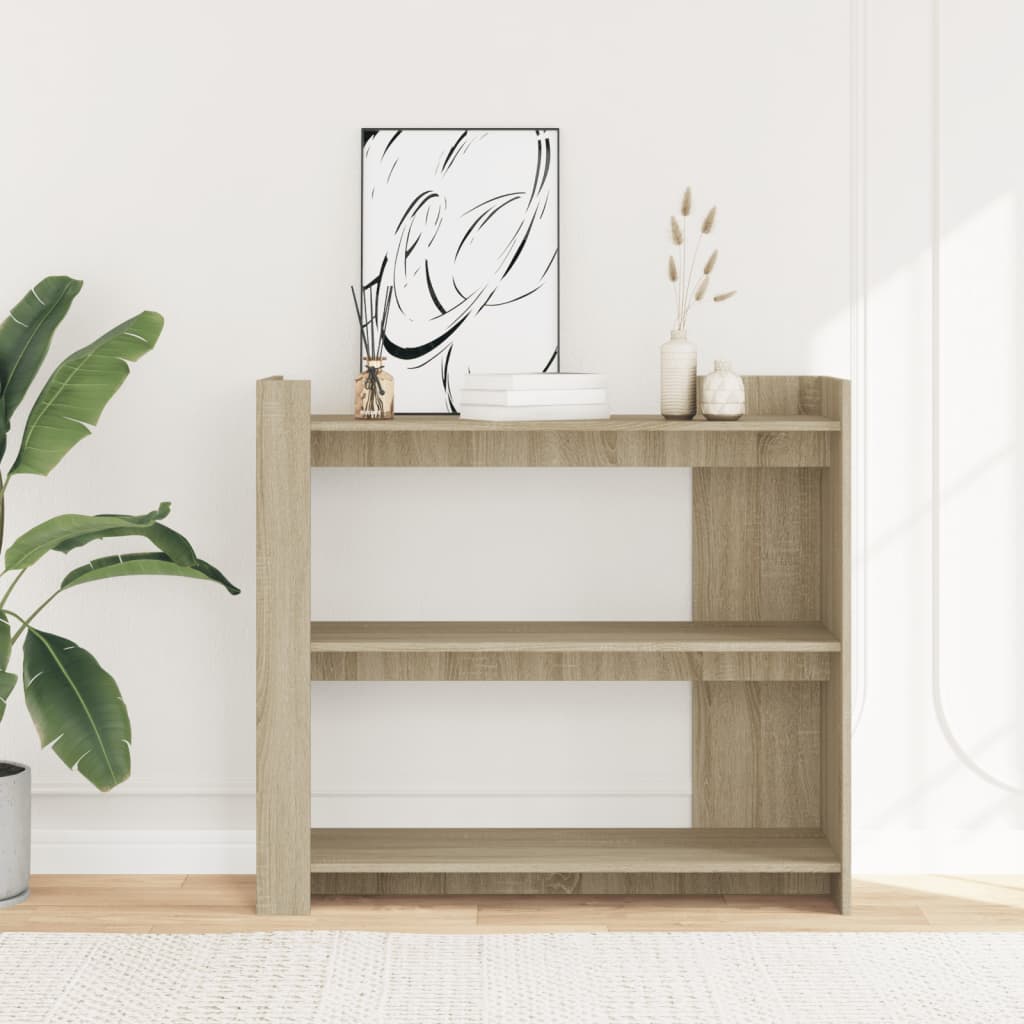 Konzolni stol boja hrasta 100x35x90 cm konstruirano drvo
