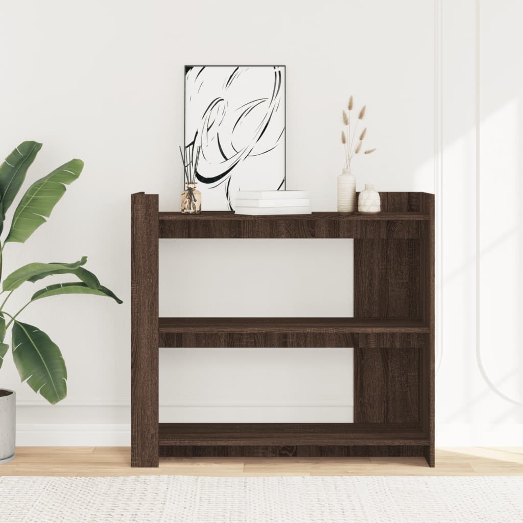 Konzolni stol boja hrasta 100x35x90 cm konstruirano drvo