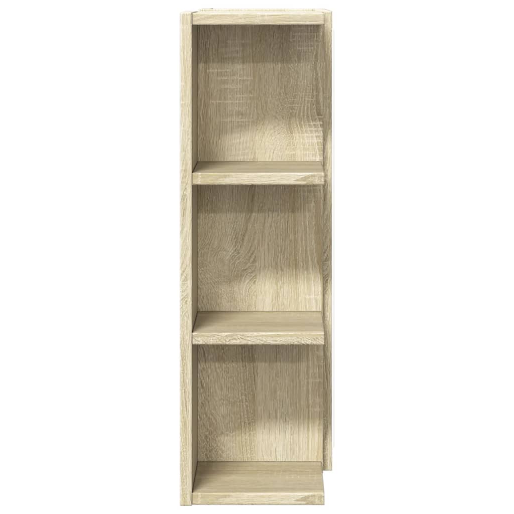 Kupaonski ormarić s ogledalom boja hrasta 80x20,5x64 cm iverica