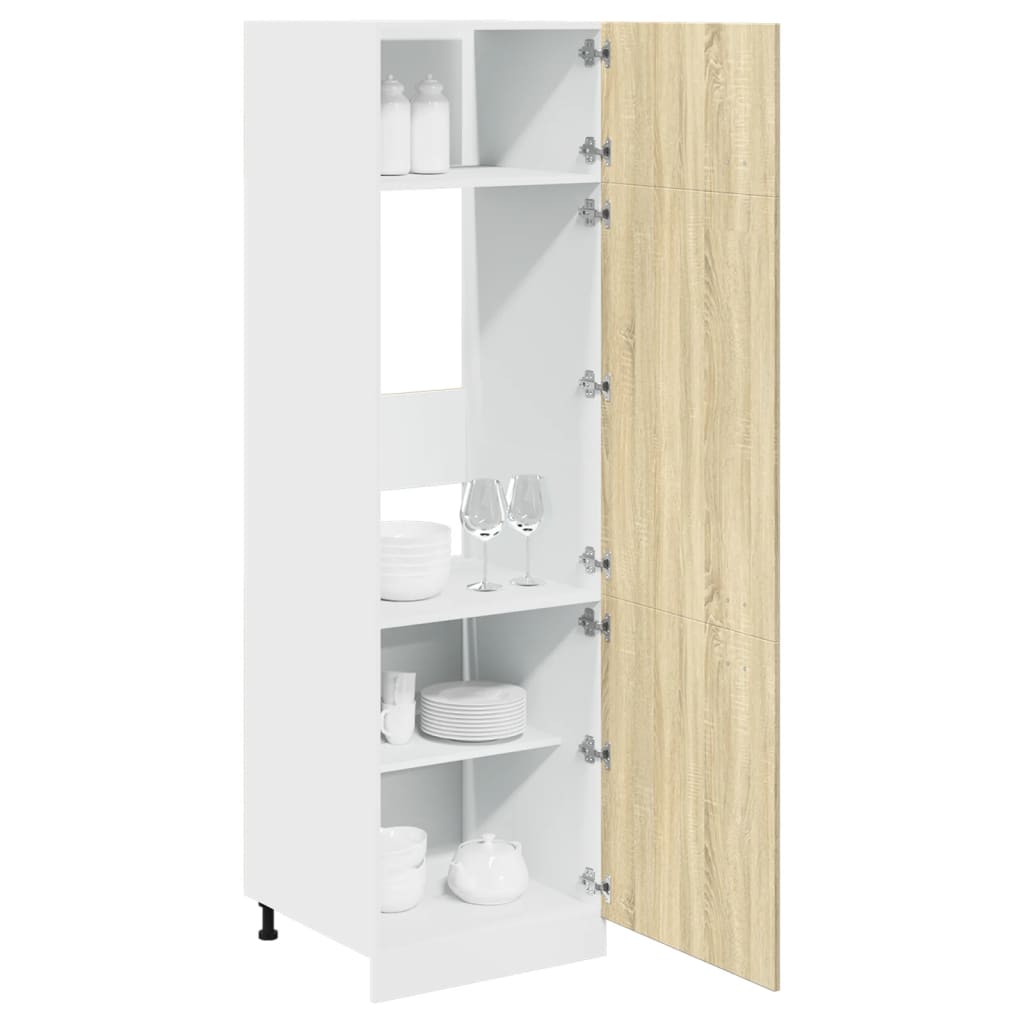 Ormarić za hladnjak "Lyon" Sonoma hrast 60x57x207 cm Konstruirano drvo