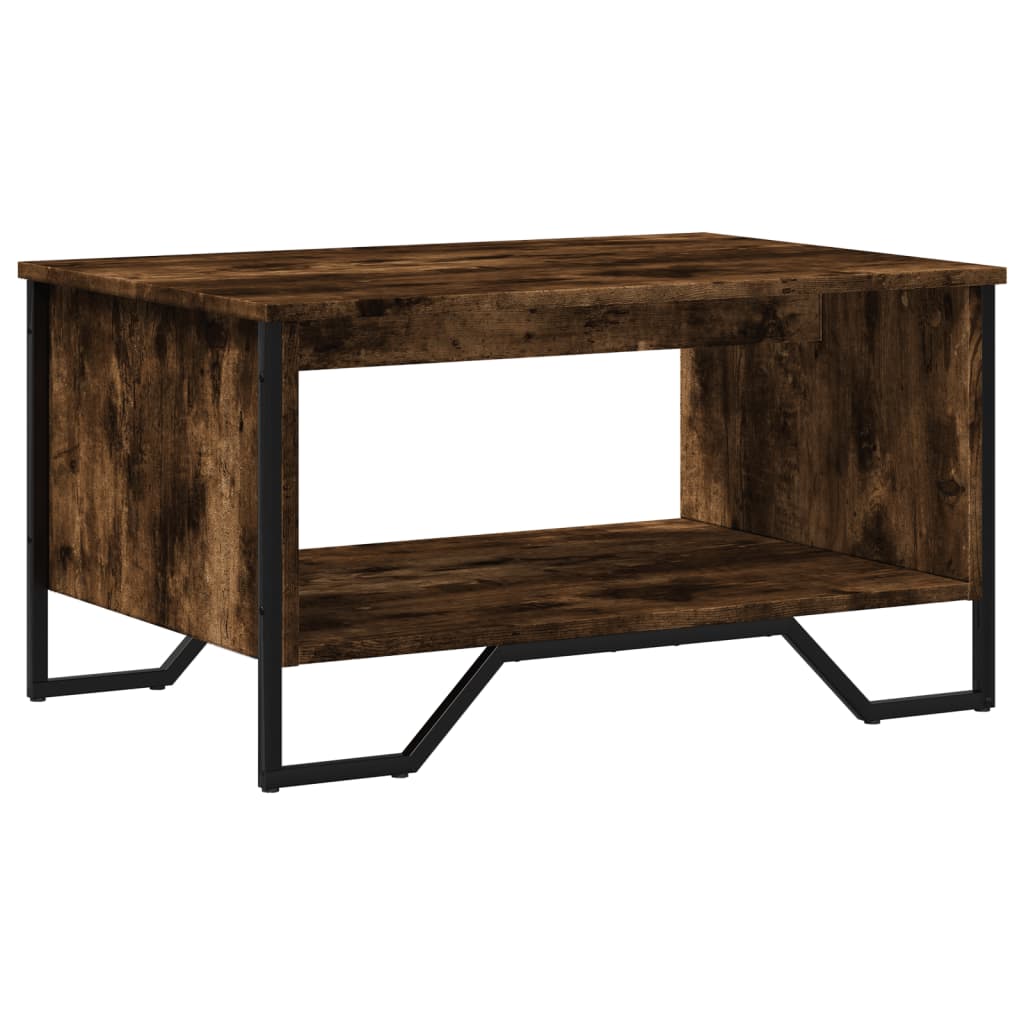 Stolić za kavu boja hrasta 75x51x40 cm konstruirano drvo