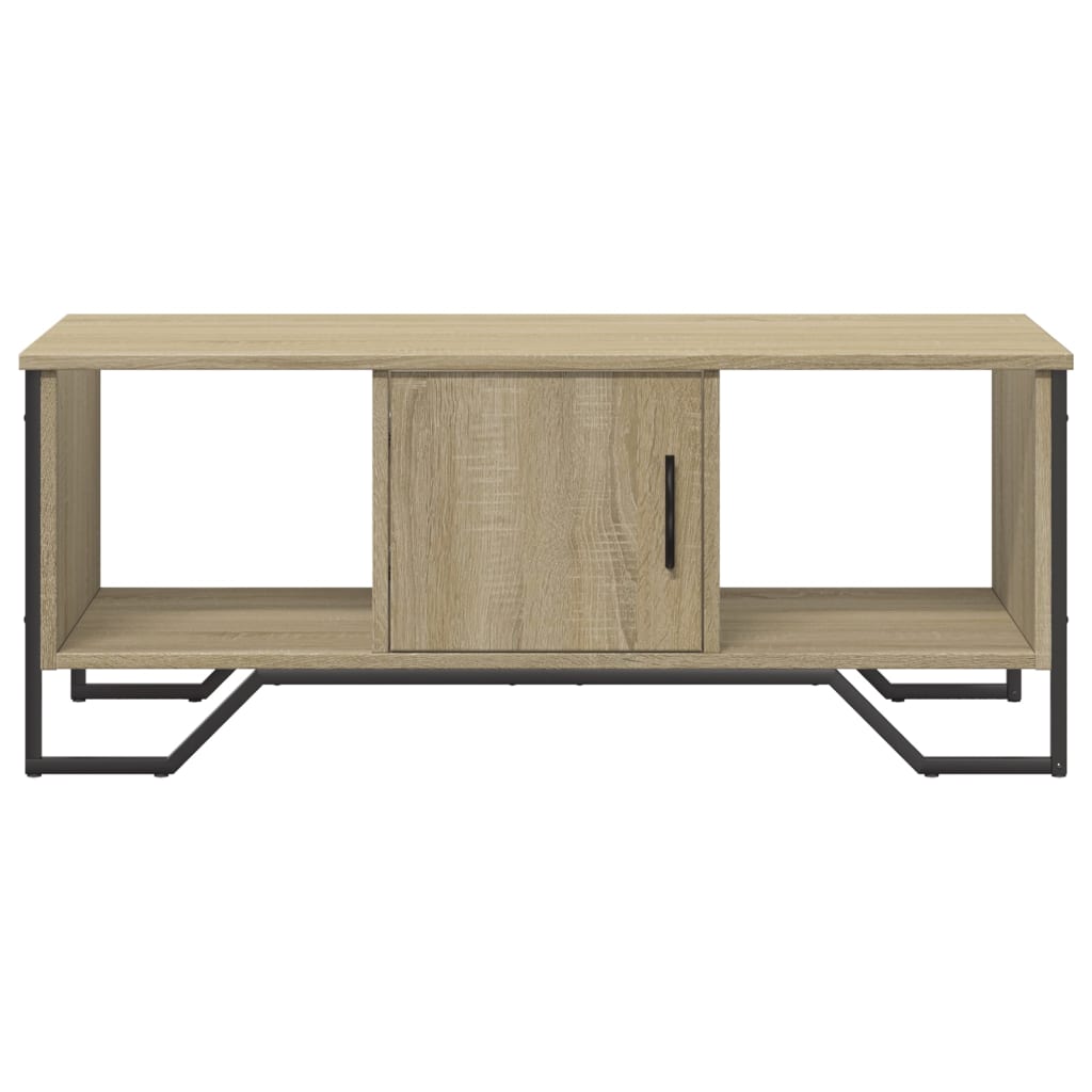 Stolić za kavu boja hrasta 100 x 51 x 40 cm konstruirano drvo