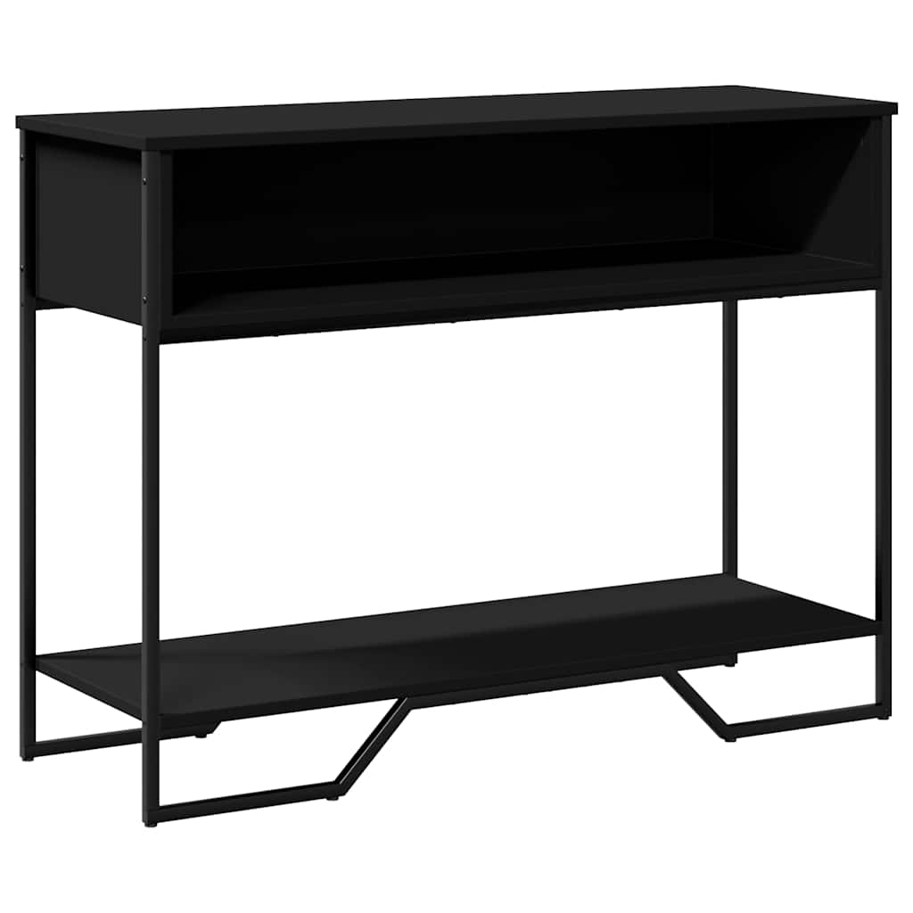 Konzolni stol crni 100 x 35 x 74,5 cm od konstruiranog drva