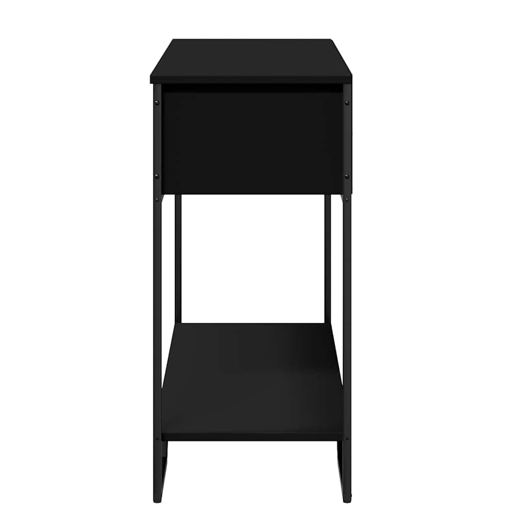 Konzolni stol crni 100 x 35 x 74,5 cm od konstruiranog drva