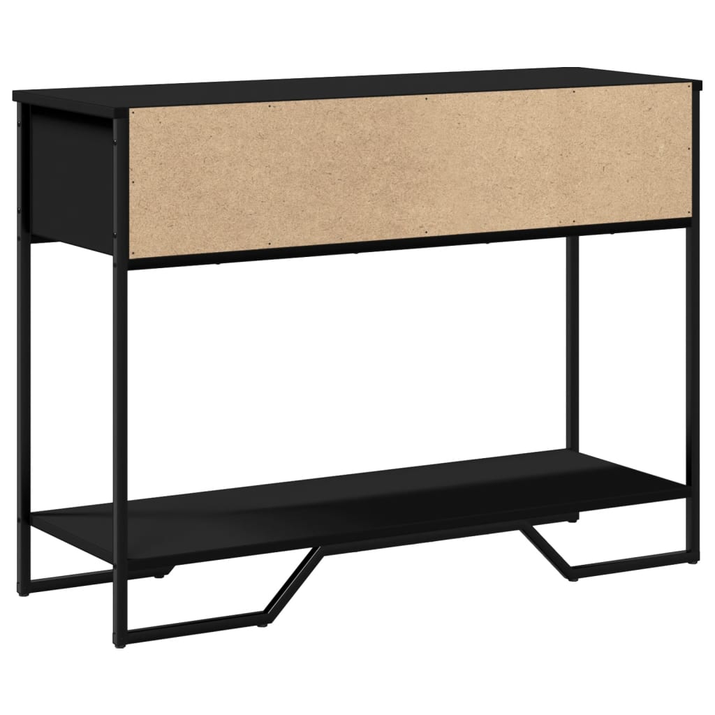 Konzolni stol crni 100 x 35 x 74,5 cm od konstruiranog drva