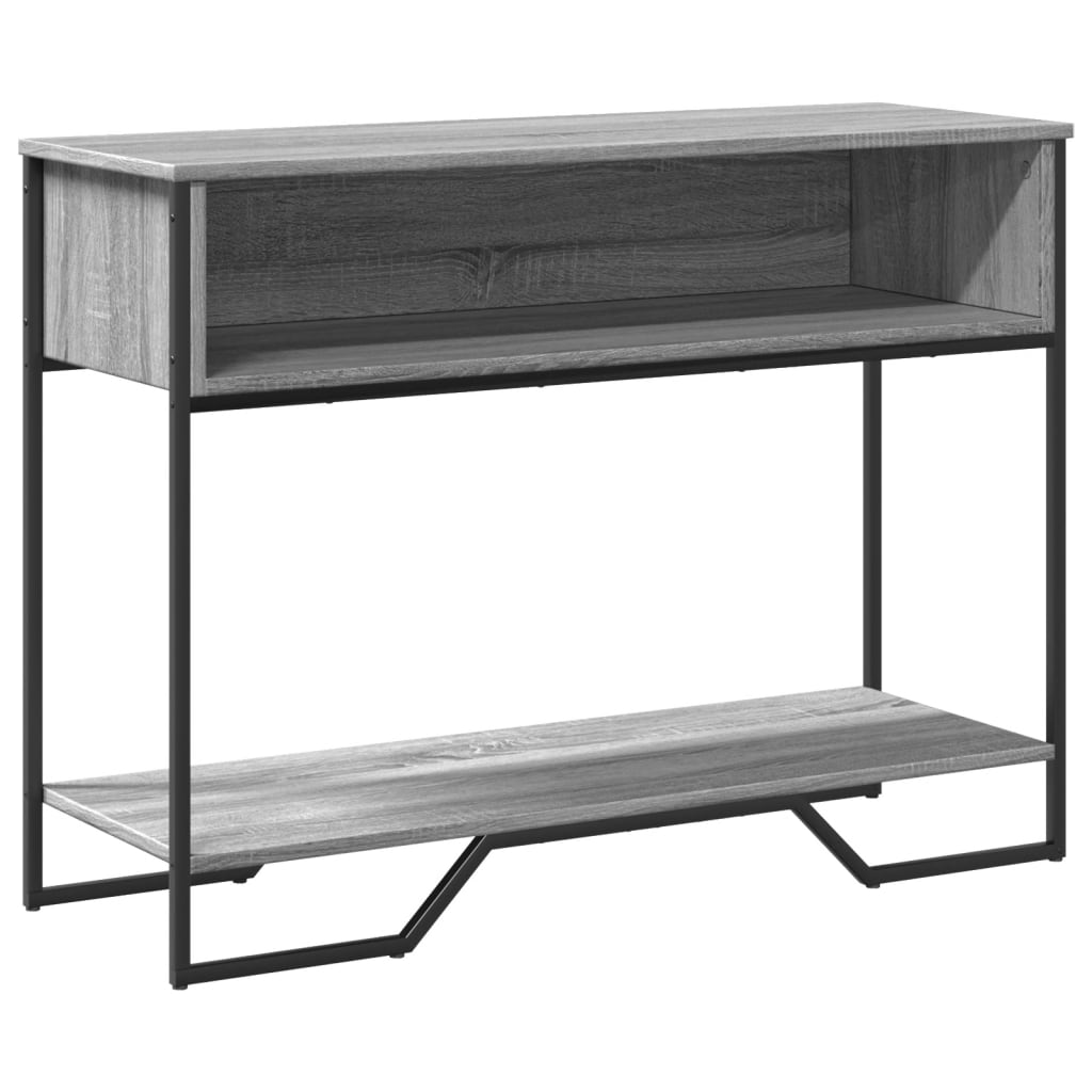 Konzolni stol boja hrasta 100 x 35 x 74,5 cm konstruirano drvo