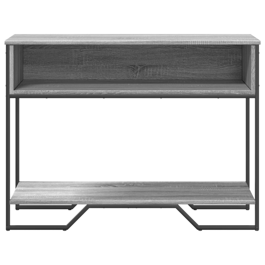 Konzolni stol boja hrasta 100 x 35 x 74,5 cm konstruirano drvo