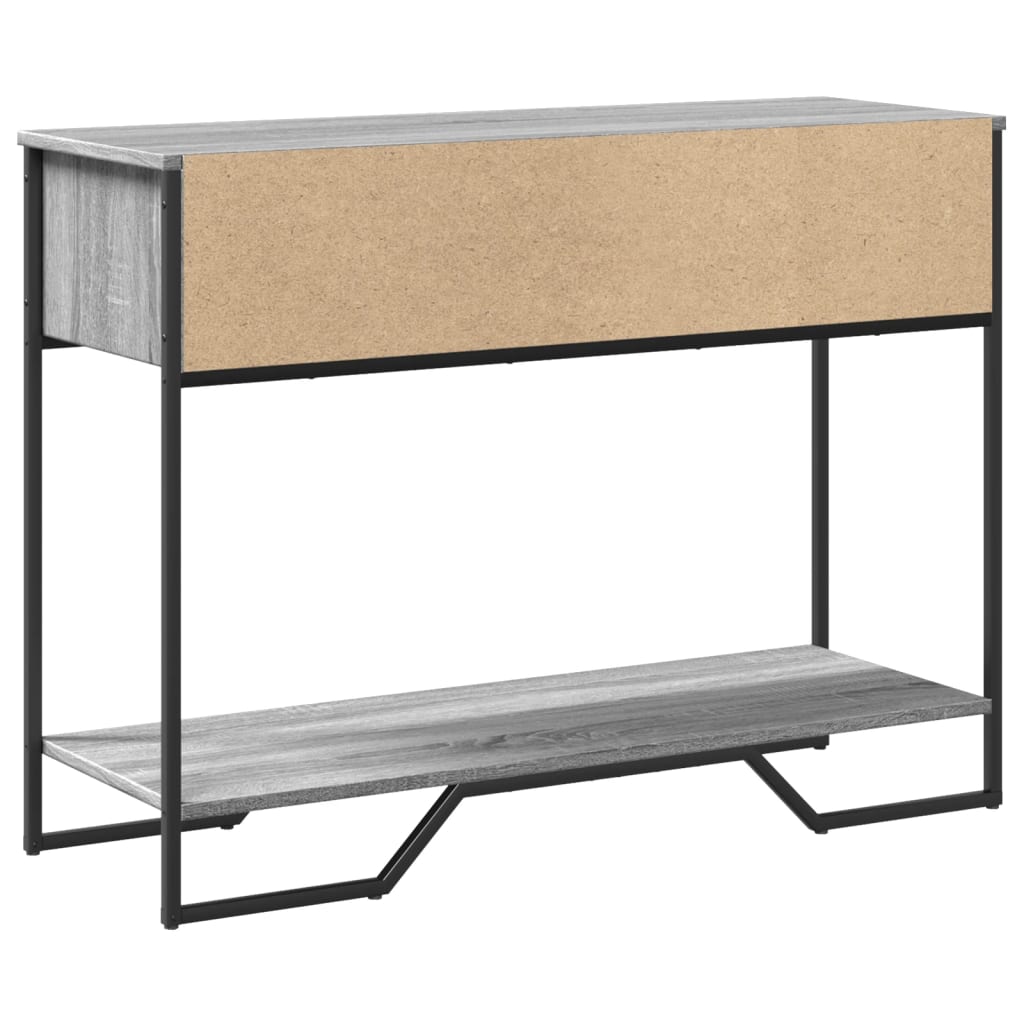 Konzolni stol boja hrasta 100 x 35 x 74,5 cm konstruirano drvo