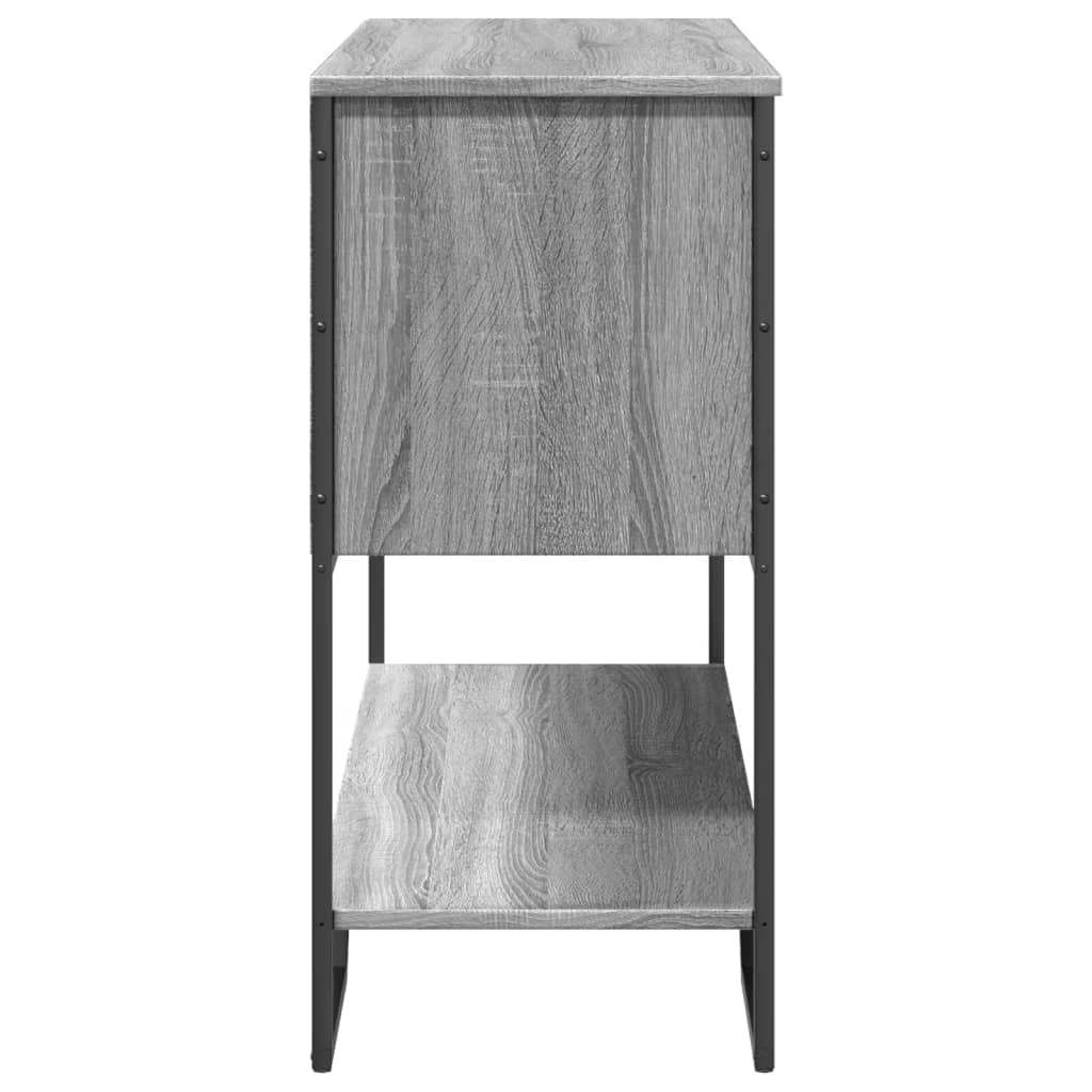 Konzolni stol boja hrasta 100 x 35 x 74,5 cm konstruirano drvo